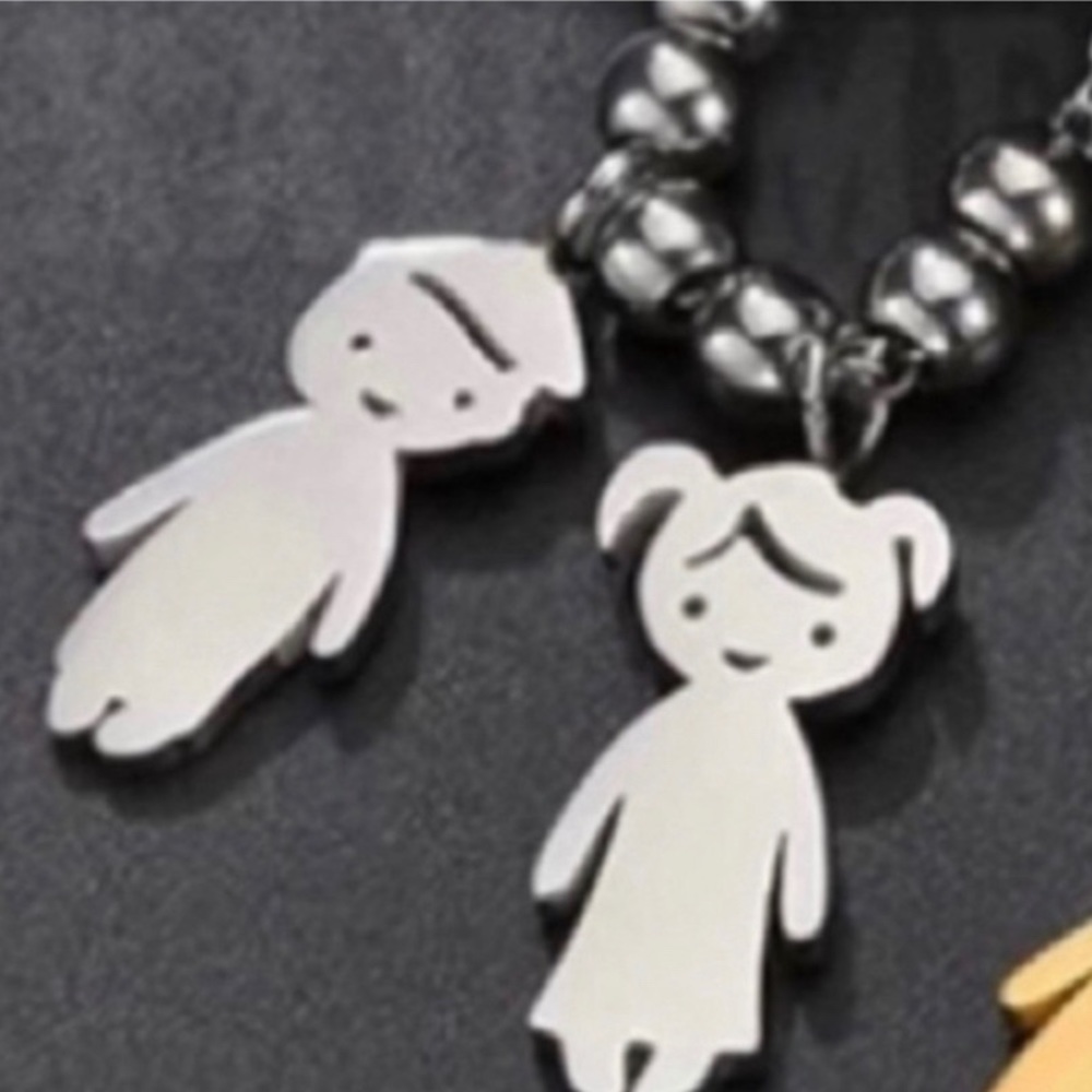 Feel Close to Your Family/ Loved Ones/ Best Friends Stainless Steel Neck…